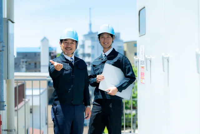 商業施設の新設工事における電気工事施工管理の建設求人イメージ