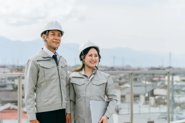 土木工事における土木施工管理の建設求人イメージ