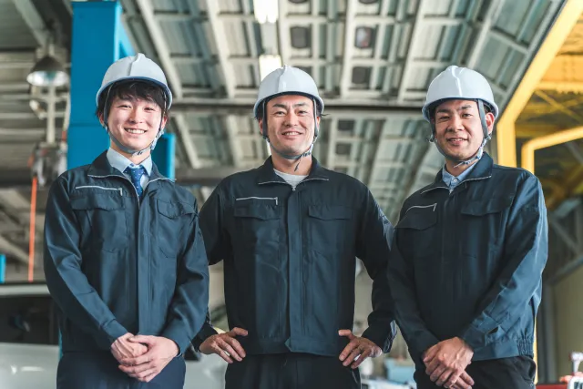 管工事(RC造)の配管工事における管工事施工管理の建設求人イメージ