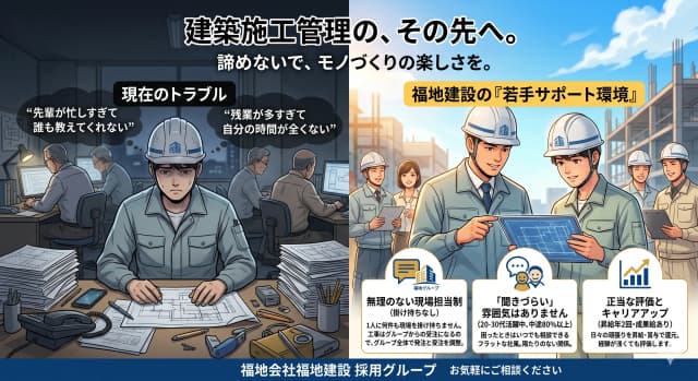 【FDSグループ/福地建設採用】新築工事/ゼネコン/東京勤務の建設求人イメージ