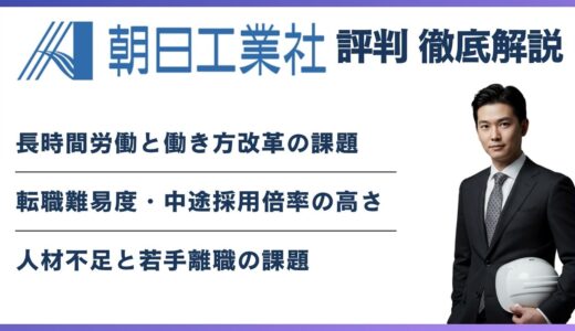 朝日工業社がやばいと言われる6つの理由｜年収・残業・転職の実態