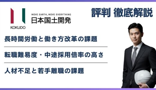 日本国土開発がやばいと言われる6つの理由｜施工不正・残業・評判を徹底解説