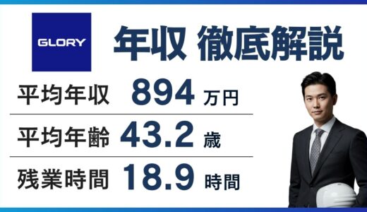 グローリーの年収は894万円｜2年で250万円以上増えた理由