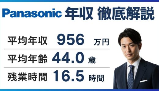 パナソニックの年収は988万円｜電機大手8社比較と等級別の実態