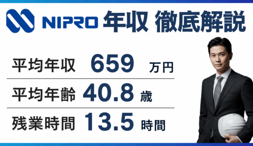 ニプロの年収は681万円｜同業他社と比べて低いのは本当か