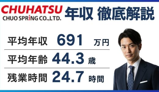 中央発條の年収は742万円｜年代・役職別の実態とトヨタ系の強み