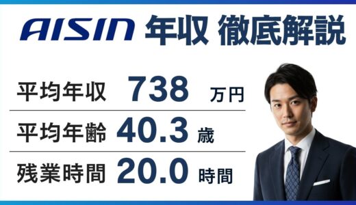 アイシンの年収は777万円｜デンソーより低い理由【2026年最新】