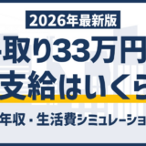 手取り33万円は額面いくら?年収514万の生活レベルと勝ち組度